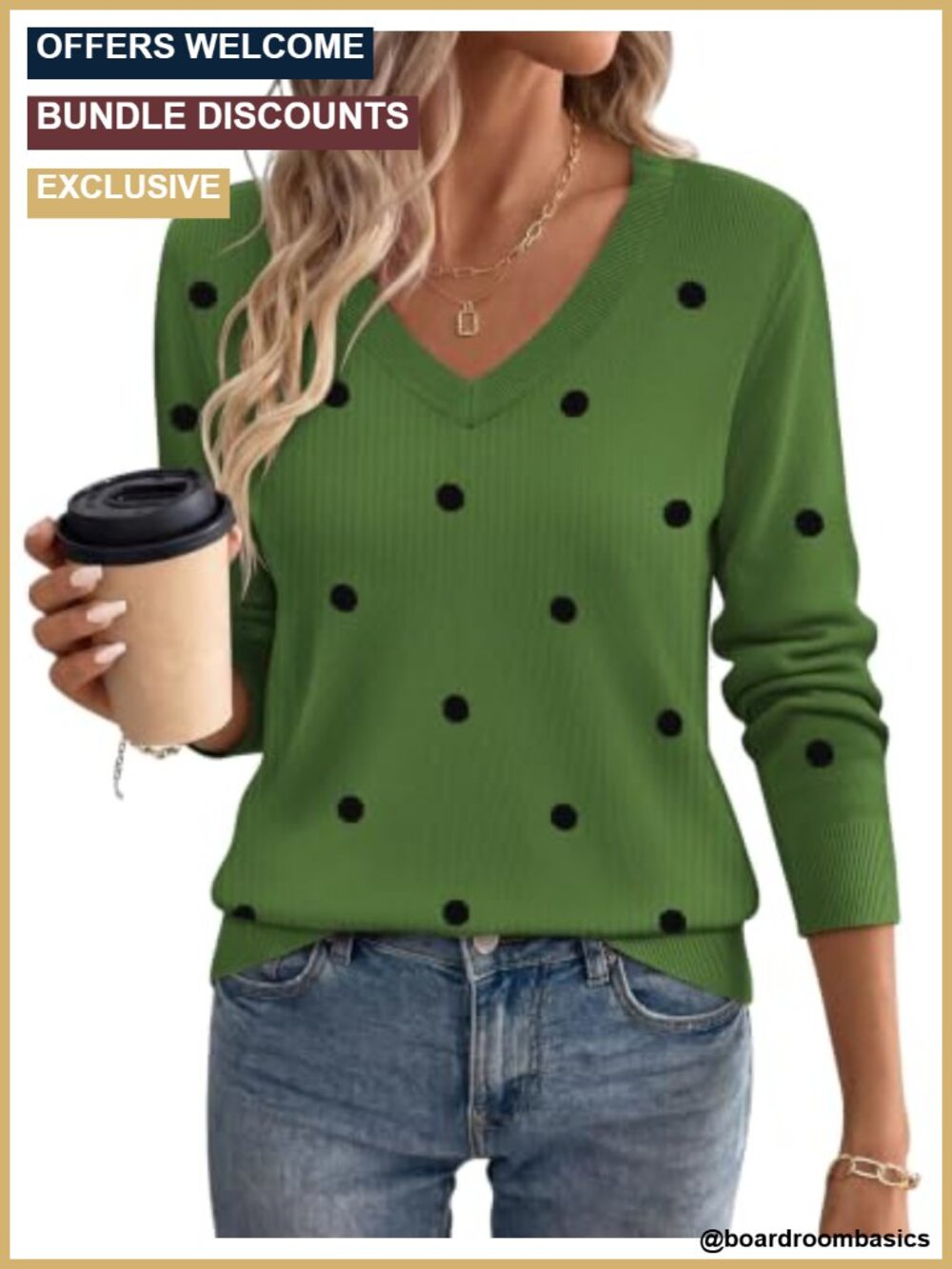 Zeagoo Women's 2026 Fall V Neck Sweaters Long Sleeve Tops